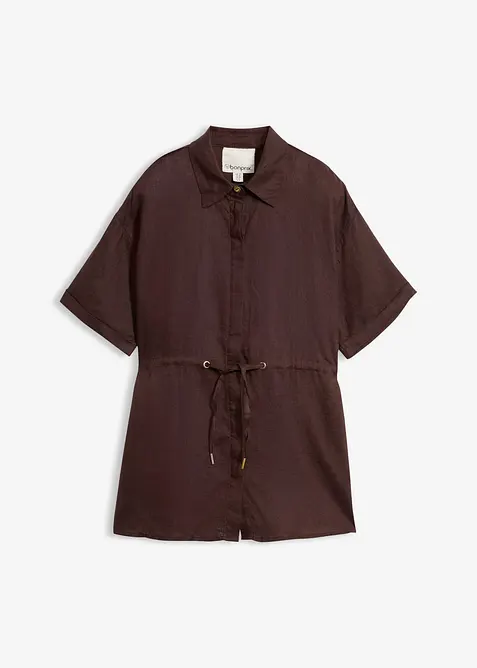 Longbluse aus reinem Leinen, bonprix