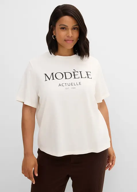 T-shirt oversize 100% coton, bonprix