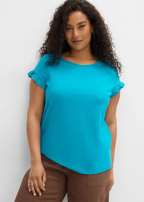 T-shirt &agrave; ruch&eacute;s, bonprix