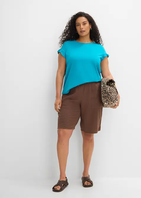 T-shirt &agrave; ruch&eacute;s, bonprix