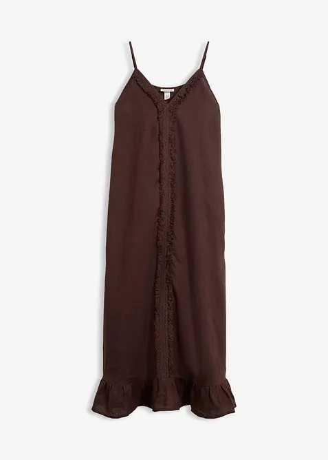 Maxikleid aus reinem Leinen, bonprix