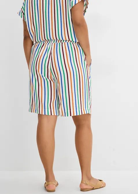 Bermuda en viscose m&eacute;lang&eacute;e, bonprix