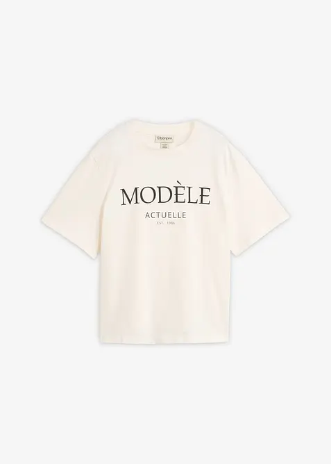 T-Shirt aus reiner schwerer Bio-Baumwolle, bonprix