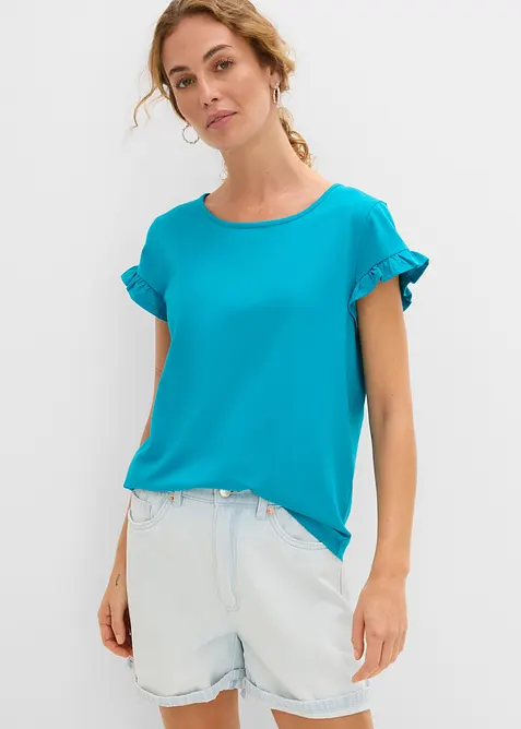 T-shirt &agrave; ruch&eacute;s, bonprix