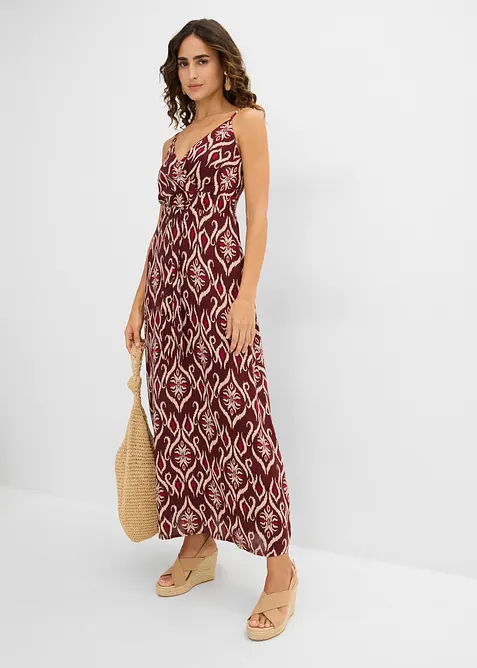 Maxikleid aus flie&szlig;ender Viskose, bonprix