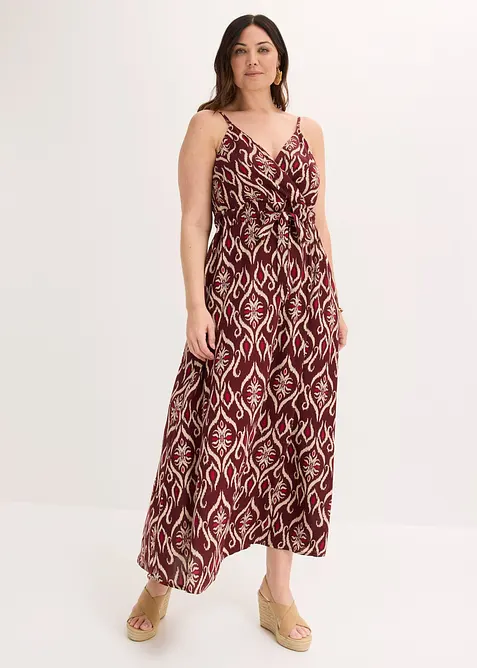 Maxikleid aus flie&szlig;ender Viskose, bonprix