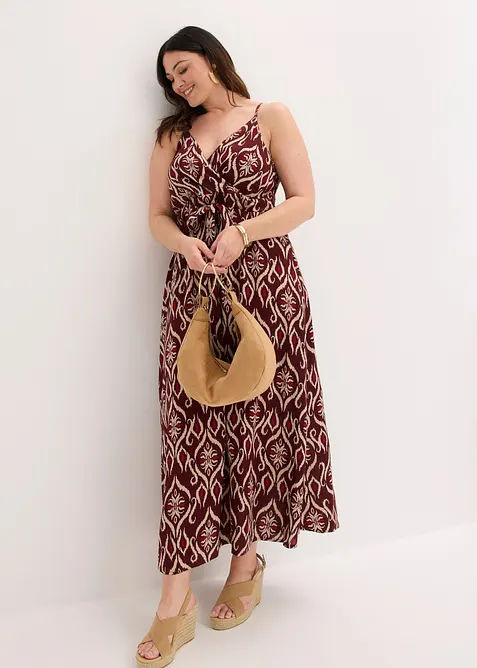 Maxikleid aus flie&szlig;ender Viskose, bonprix