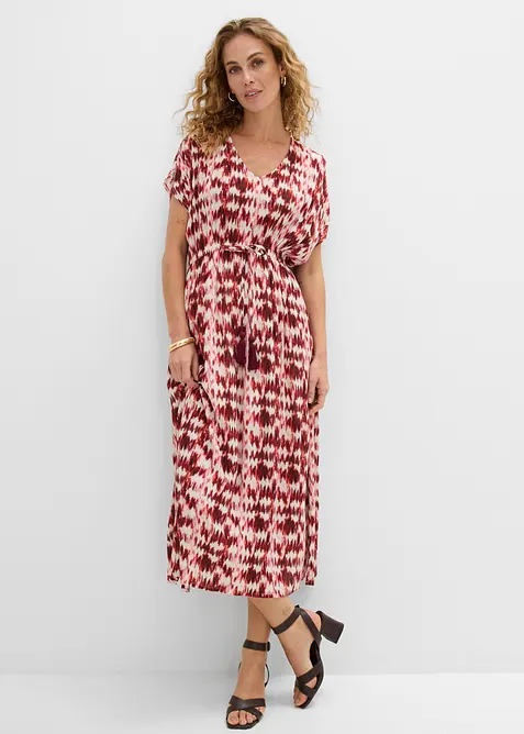 Maxikleid aus strukturierter Viskose, bonprix