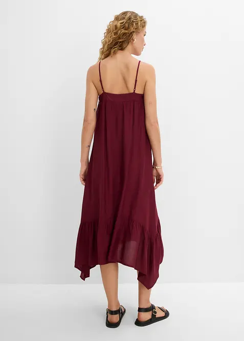 Midikleid aus flie&szlig;ender Viskose, bonprix