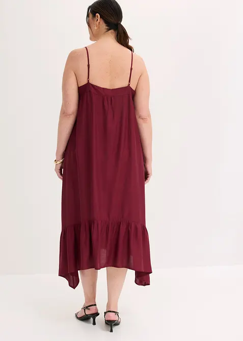 Midikleid aus flie&szlig;ender Viskose, bonprix