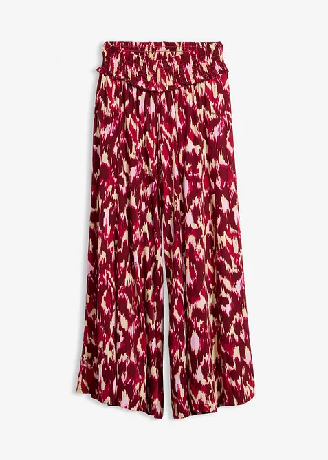 Pantalon palazzo en viscose fluide, bonprix