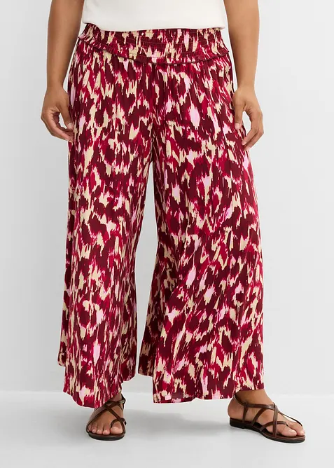 Pantalon palazzo en viscose fluide, bonprix