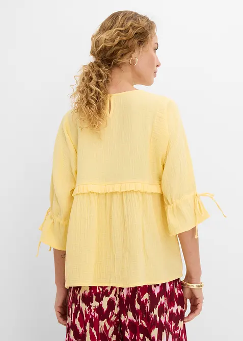 Blouse en gaze de coton, bonprix