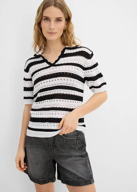 Weites Strickshirt, bonprix