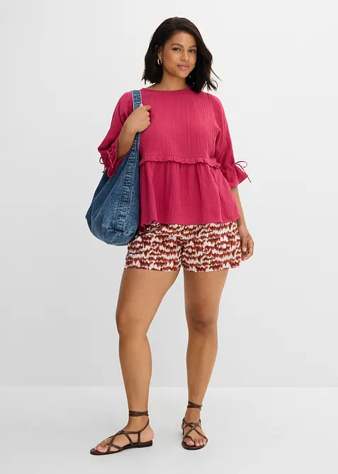 Blouse en gaze de coton, bonprix