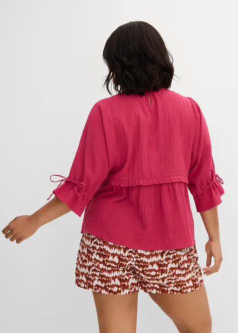 Blouse en gaze de coton, bonprix