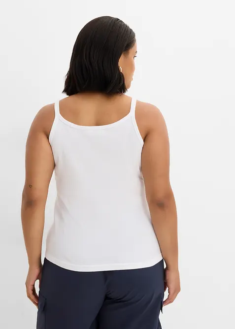 Top c&ocirc;tel&eacute; 100% coton, bonprix