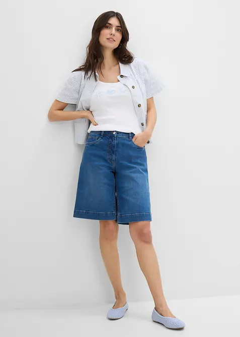 Top c&ocirc;tel&eacute; 100% coton, bonprix
