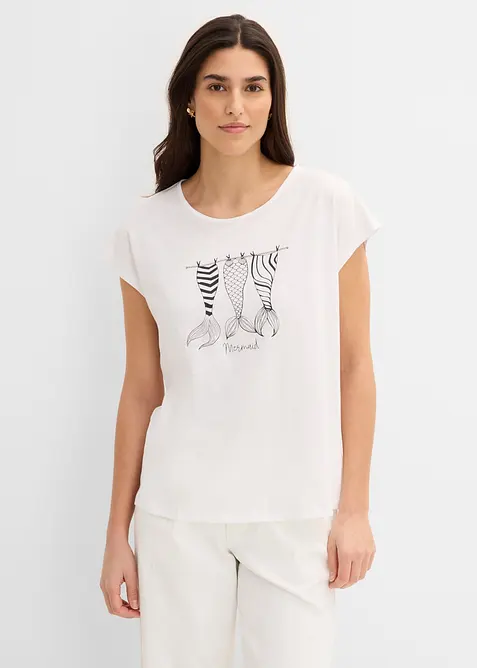 Longshirt aus reiner Bio-Baumwolle, bonprix