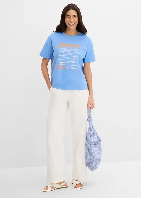 T-shirt en coton &eacute;pais, bonprix
