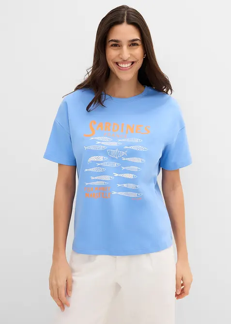 T-shirt en coton &eacute;pais, bonprix