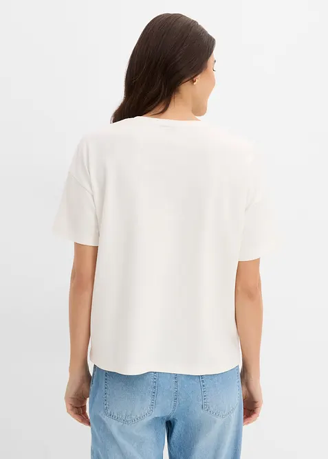 T-shirt en coton &eacute;pais, bonprix