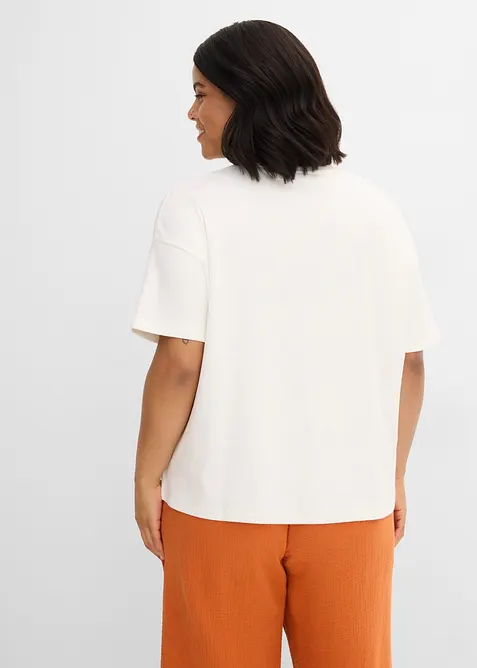 T-shirt en coton &eacute;pais, bonprix