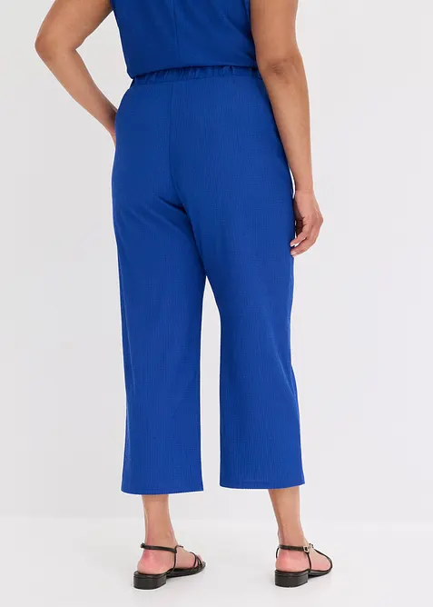 Jersey-Schlupfhose aus strukturiertem Cr&ecirc;pe, bonprix