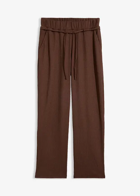 Jersey-Schlupfhose aus strukturiertem Cr&ecirc;pe, bonprix