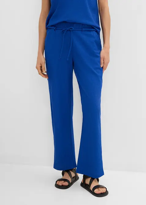 Jersey-Schlupfhose aus strukturiertem Cr&ecirc;pe, bonprix