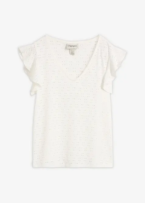 T-shirt en mati&egrave;re douce, bonprix