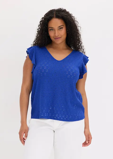 T-shirt en mati&egrave;re douce, bonprix