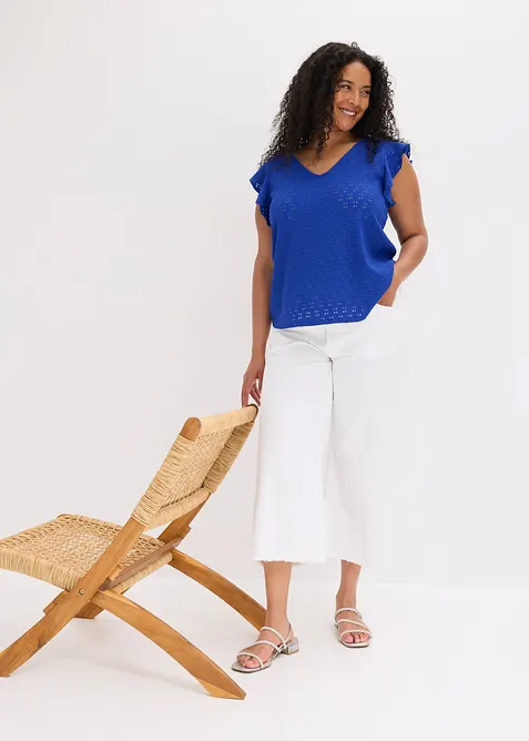 T-shirt en mati&egrave;re douce, bonprix