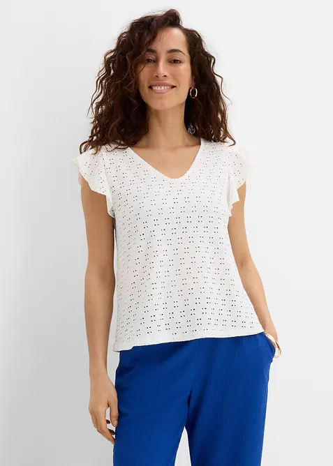 T-shirt en mati&egrave;re douce, bonprix