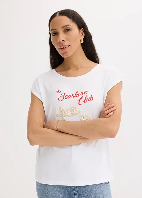 T-shirt en viscose douce, bonprix