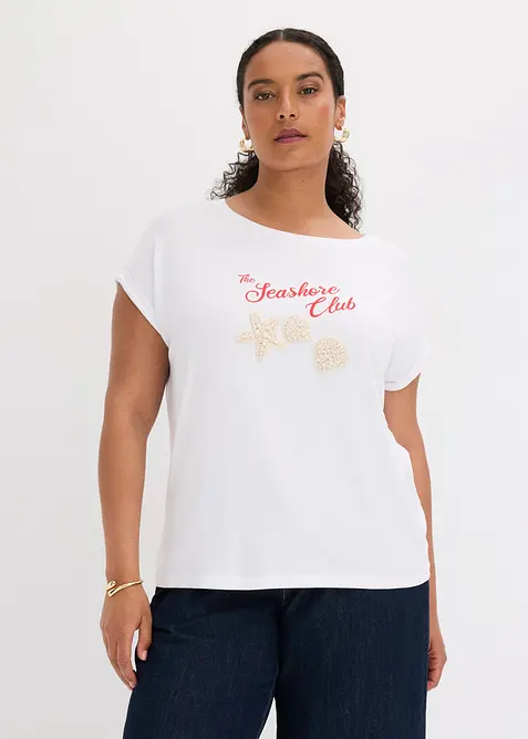 T-Shirt aus softer Viskose, bonprix