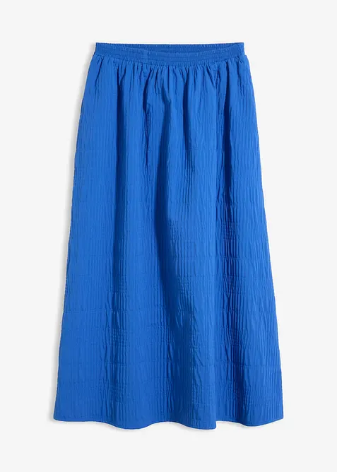 Jupe midi l&eacute;g&egrave;re en mati&egrave;re textur&eacute;e, bonprix