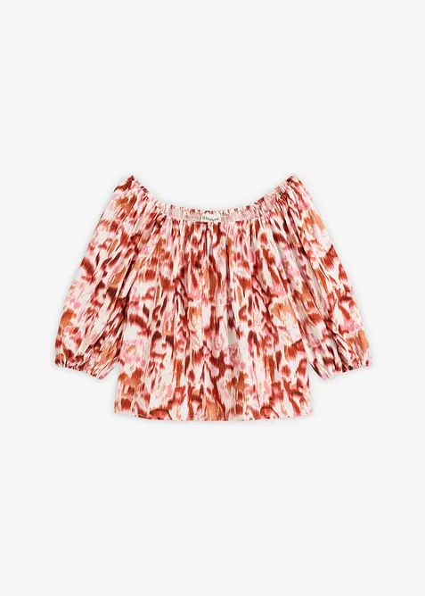 Blouse en fine viscose m&eacute;lang&eacute;e, bonprix