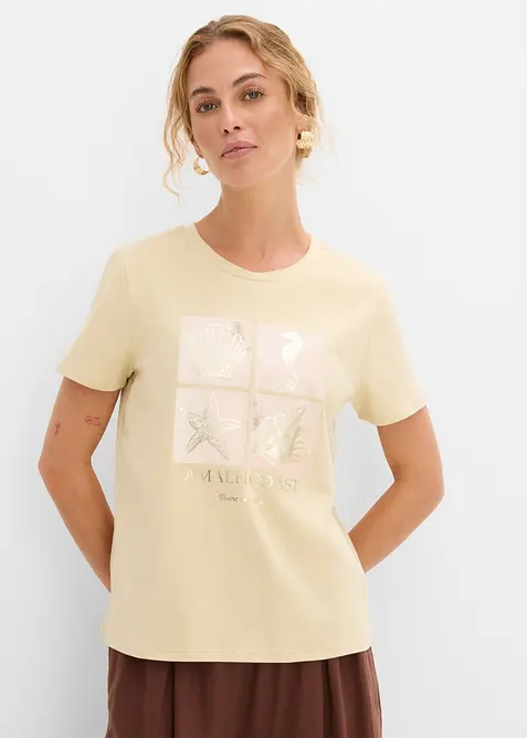 T-shirt en coton, bonprix