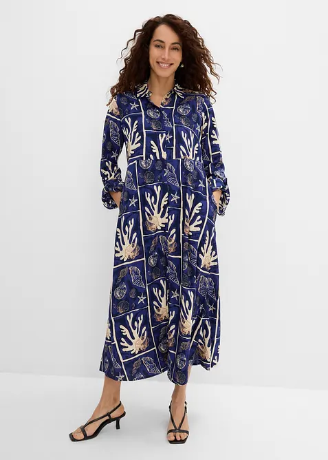 Robe-chemise en viscose fluide, bonprix