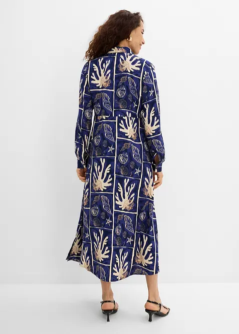 Robe-chemise en viscose fluide, bonprix
