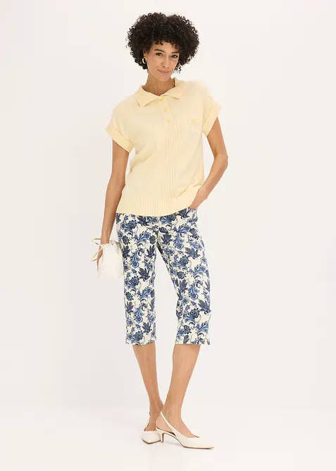 Capri-Hose aus Baumwollstretch, bonprix