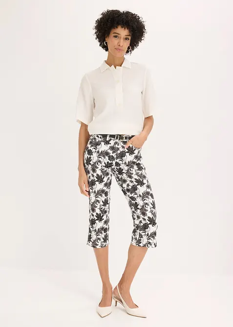 Capri-Hose aus Baumwollstretch, bonprix
