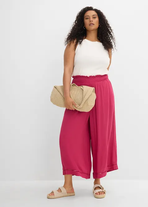 Jupe-culotte textur&eacute;e, bonprix