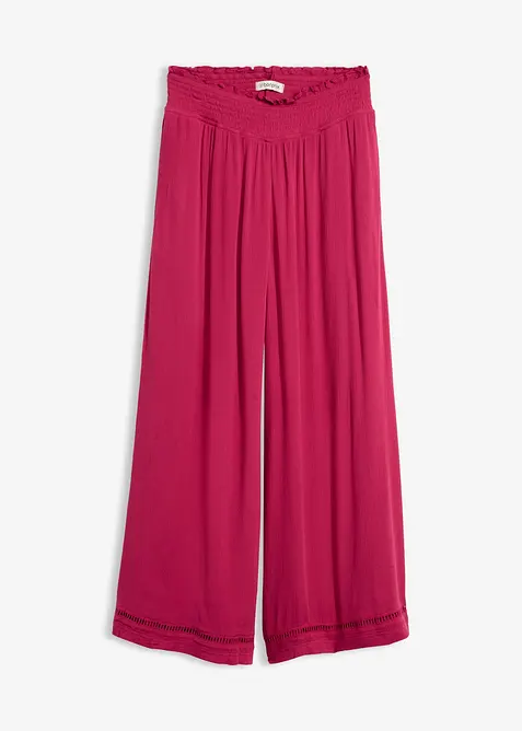 Culotte aus strukturierter Viskose, bonprix