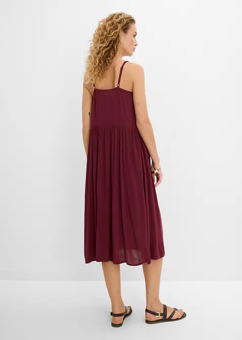 Midikleid aus strukturierter Viskose, bonprix