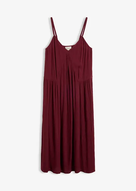 Midikleid aus strukturierter Viskose, bonprix