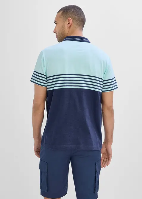 Jersey Poloshirt aus reiner Bio-Baumwolle, bonprix