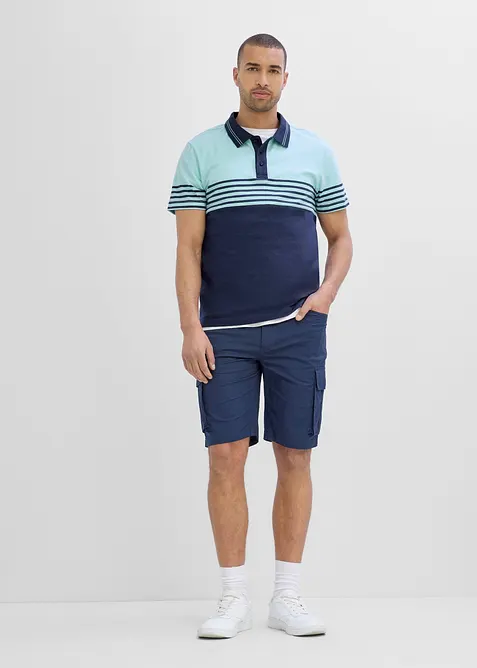 Jersey Poloshirt aus reiner Bio-Baumwolle, bonprix