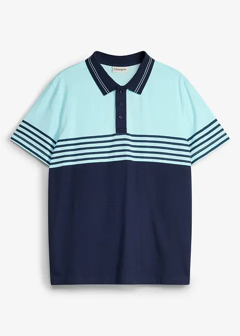 Jersey Poloshirt aus reiner Bio-Baumwolle, bonprix